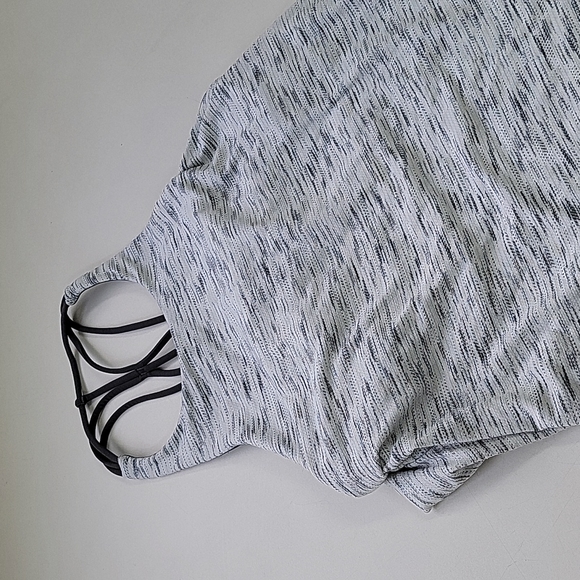 Lululemon Raise The Barre TankTiger Space Dye Black White / Dark Carbon - Picture 4 of 14